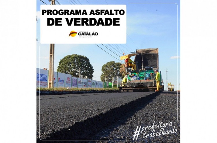 Programa de asfaltamento transforma Catalão
