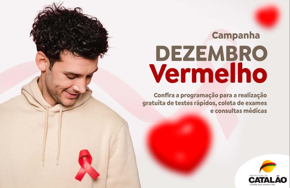 Saúde de Catalão divulga programação para campanha Dezembro Vermelho