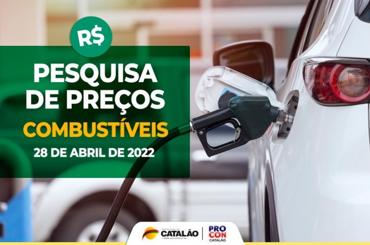 Pesquisa preço combustíveis / Procon de Catalão