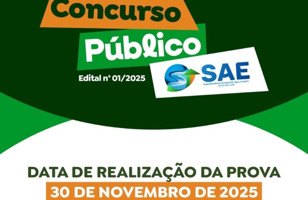 Concurso da SAE Catalão: provas neste domingo, confira seu local e horário