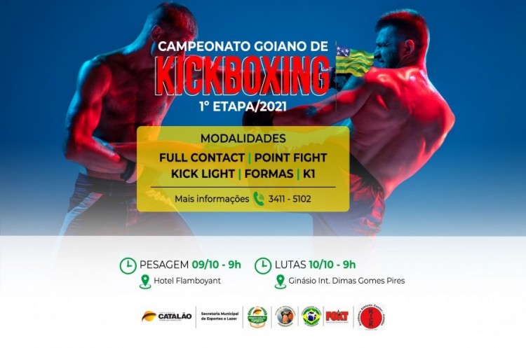 Catalão sediará Campeonato Goiano de Kickboxing no fim de semana