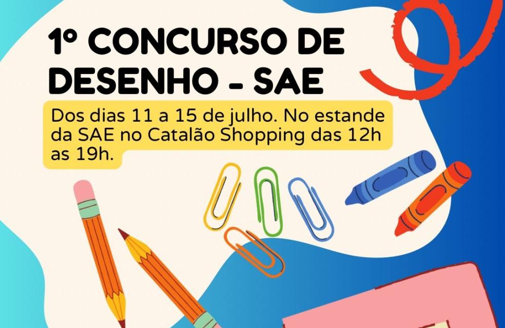 Crianças de até 10 anos poderão participar do I Concurso de Desenho da SAE.