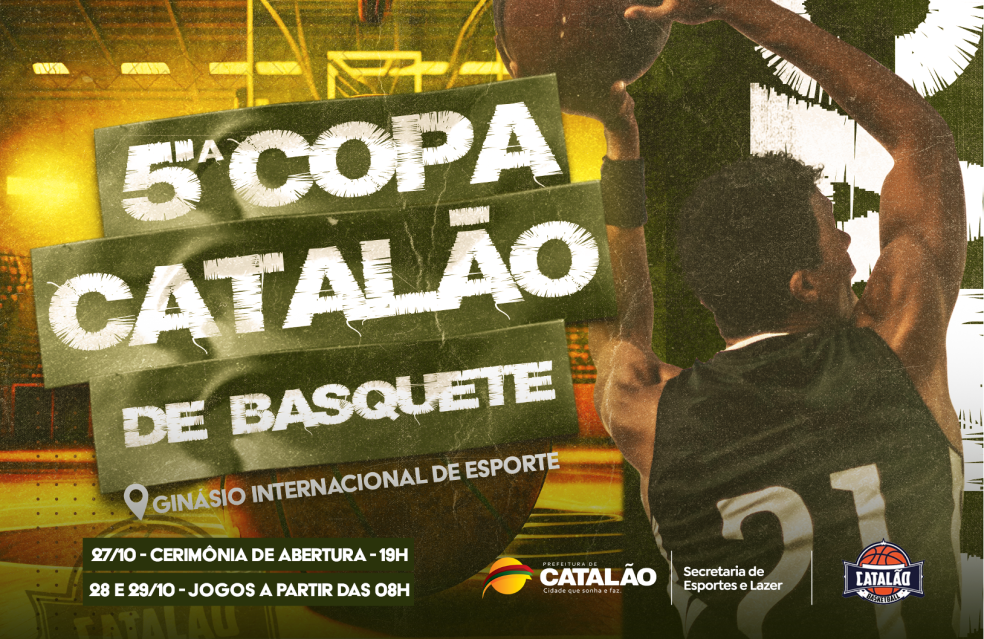 Equipes de Goiás, Minas e DF vão competir na Copa Catalão de Basquete este fim de semana