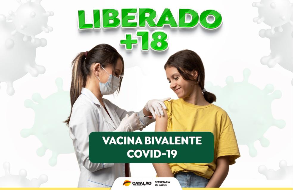 Covid-19: Vacina bivalente é ampliada para pessoas a partir de 18 anos em Catalão