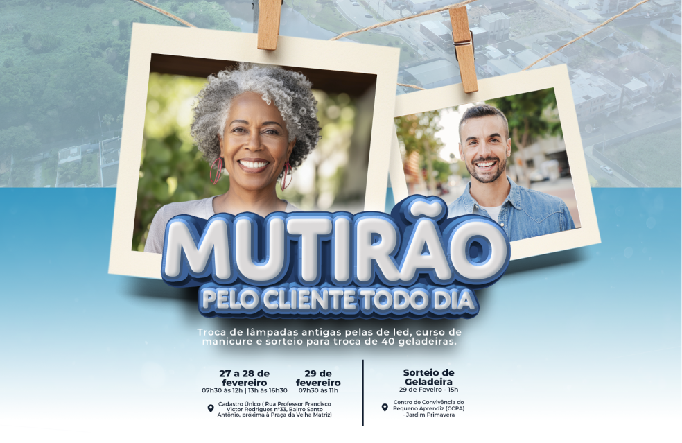 Mutirão pelo Cliente Todo Dia",  promovido pela Prefeitura de Catalão e Equatorial, começa dia 27