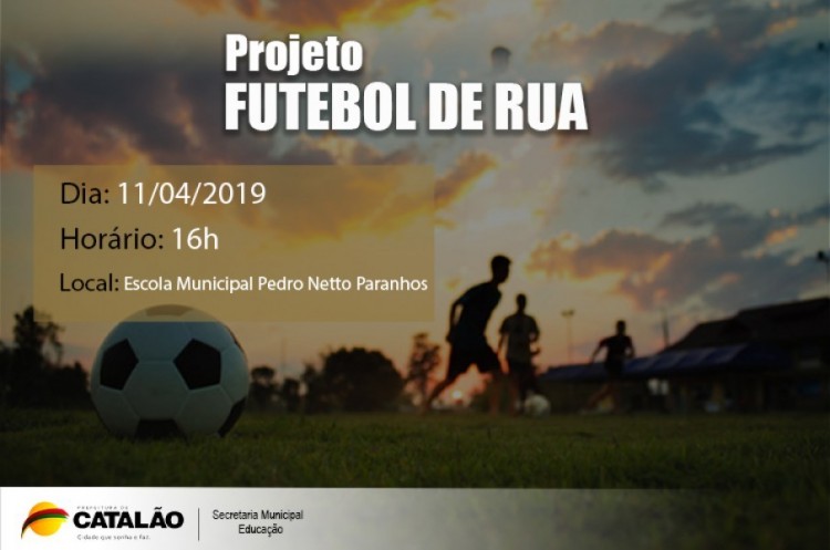 Escola Municipal Pedro Netto Paranhos lança nesta quinta Projeto Futebol de Rua