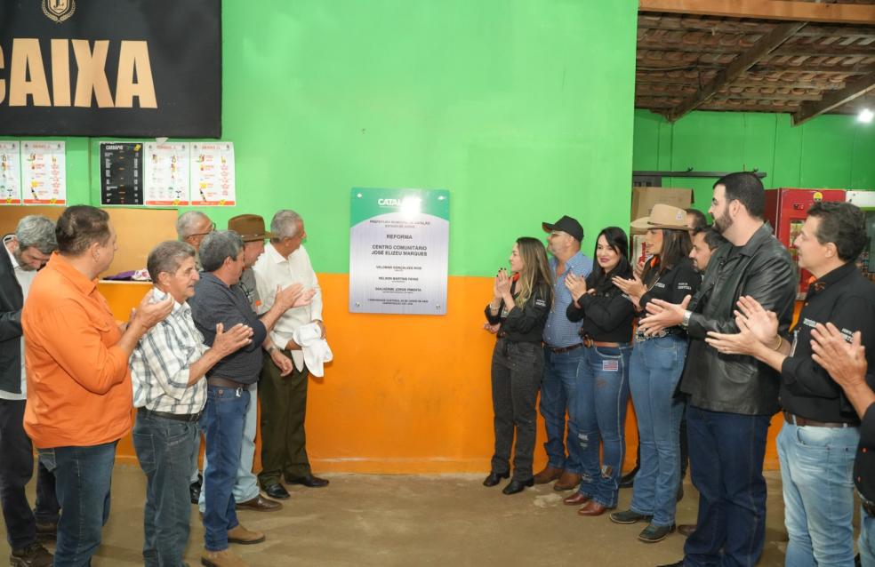 Prefeitura de Catalão entrega reforma do Centro Comunitário José Elizeu Marques, na Custódia