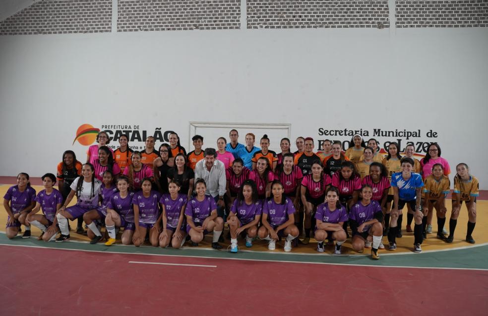 A força feminina do futsal rendeu jogos emocionantes pela Copa Catalão 2023, neste fim de semana