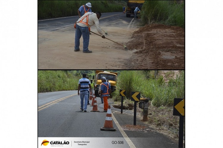 GO-506: Mais uma área está sendo recuperada pela Prefeitura de Catalão