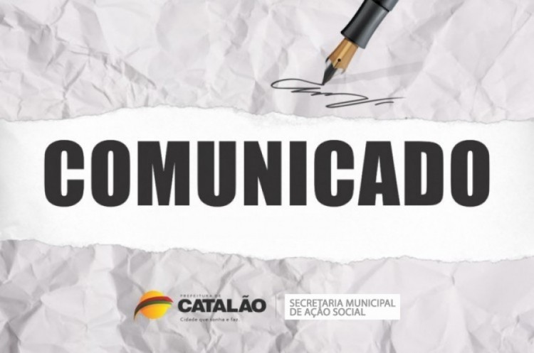 Convocação de famílias inscritas no CadÚnico